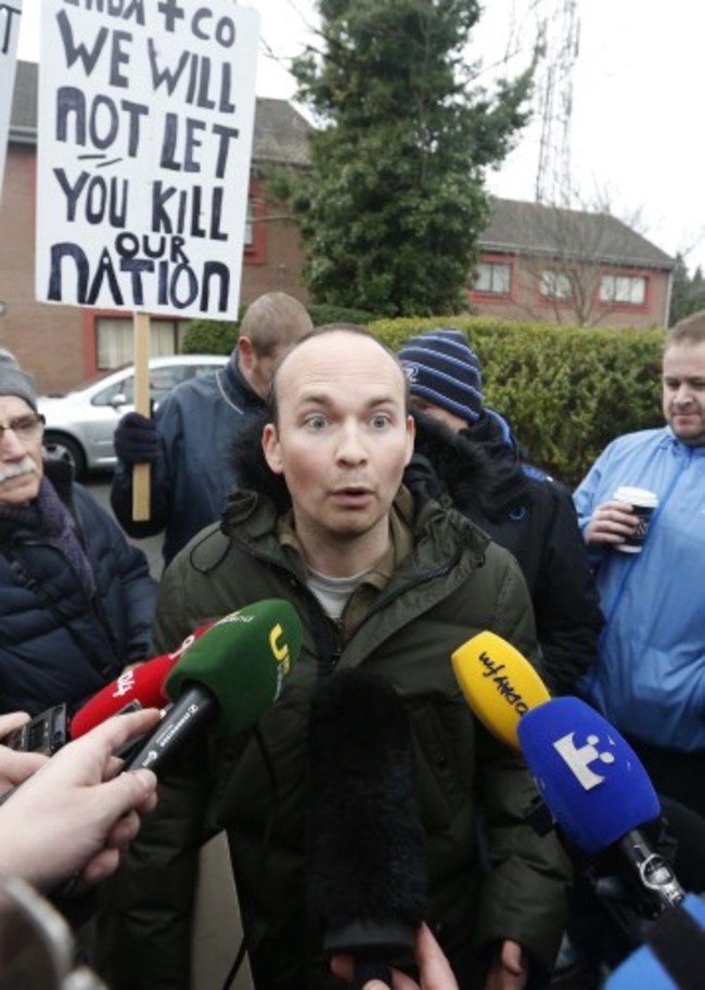 File Photo ANTI AUSTERITY ALLIANCE TD Paul Murphy has said he wasnt aware he was due to be charged in connection with the Jobstown anti water charges protest before it was leaked to the media last night. RTE News reported last night that 20 people, inclu