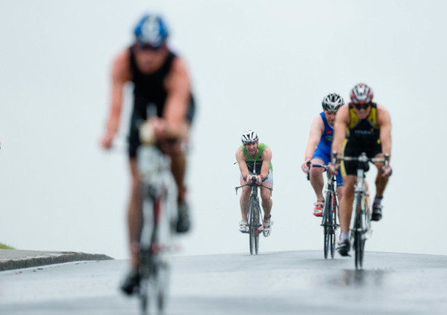 A view of the Olympic distance triathlon