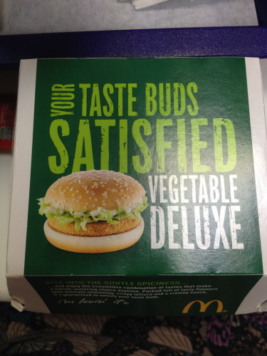 McDonald's Veggie Deluxe!