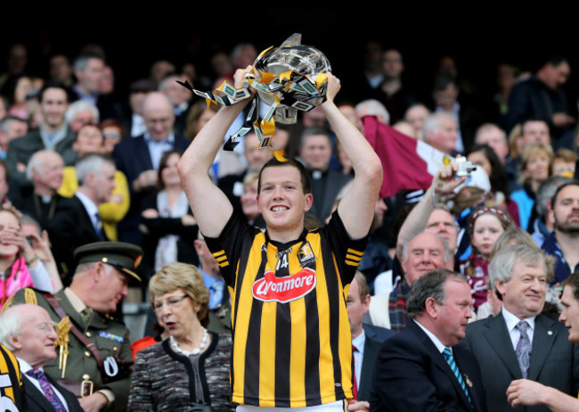 Walter Walsh lifts the Liam MacCarthy cup