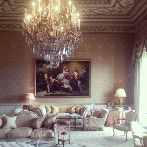 The Gold Room at @ballyfindemesne. We're leaving shortly, sadly - it's such a beautiful property.