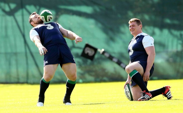 Cian Healy and Tadgh Furlong