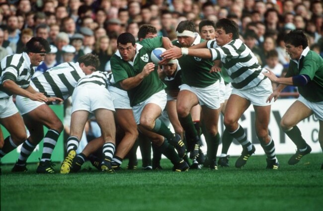 Nick Poppelwell on the break 1991