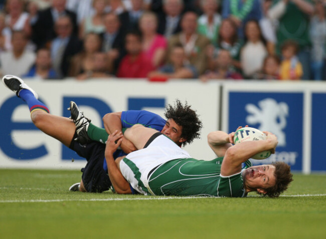 Brian O'Driscoll and Tertius Losper