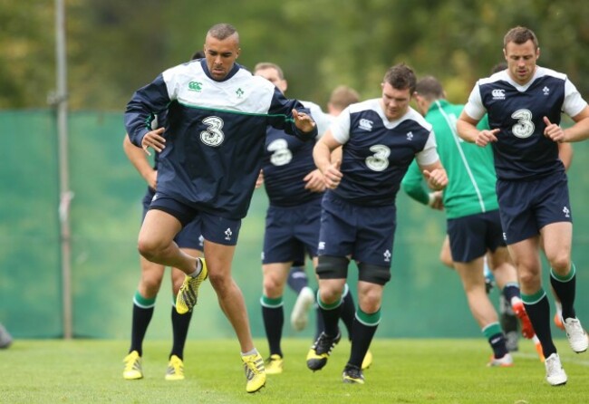 Simon Zebo and Tommy Bowe