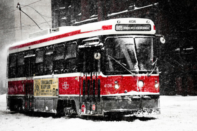 Toronto's Winter Tank - TTC Street Car (42/365)