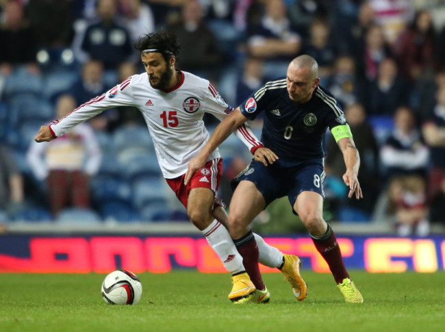 Soccer - UEFA Euro 2016 - Qualifying - Group D - Scotland v Georgia - Ibrox Stadium