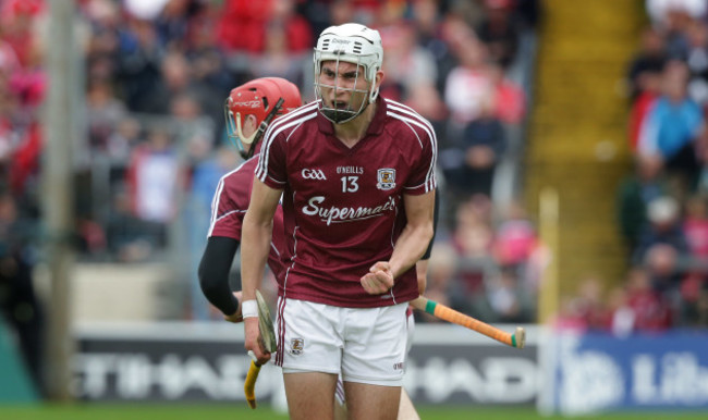 Jason Flynn celebrates a score