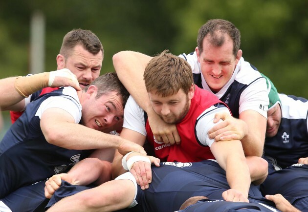 Cian Healy, Peter O'Mahony, Iain Henderson and Devin Toner