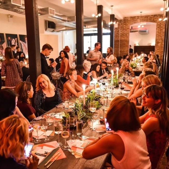Take us back to the @Refinery29 dinner last night! ❤ #TBT #PrimarkUSA