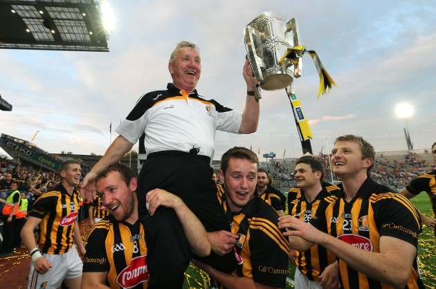 Rackard Cody with the Liam McCarthy cup