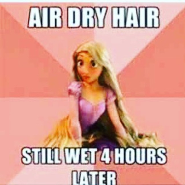 My current problem #myhairislong #itgrowsfast #stillwet #longhair #longhairproblems