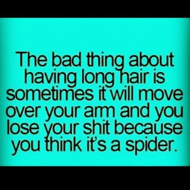 #storyofmylife #longhairdontcare #longhairproblems #omg #whatsonme #getitoff #stupidhair