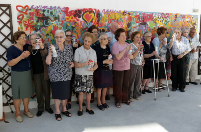 Portugal Elderly Graffiti