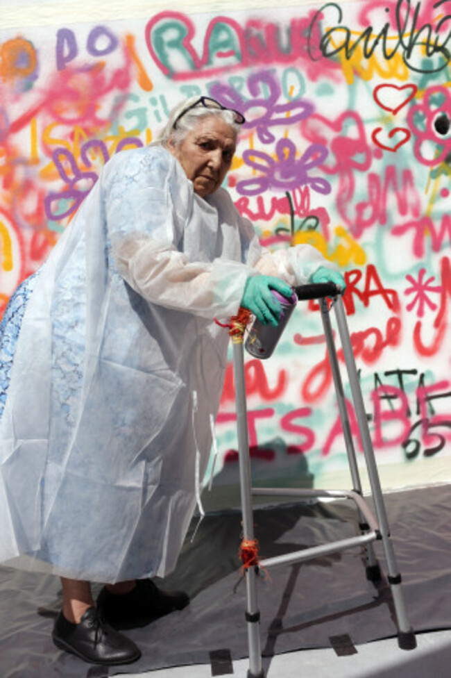 Portugal Elderly Graffiti