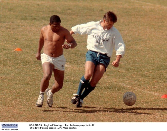 Rugby Union World Cup 1995 -England Training