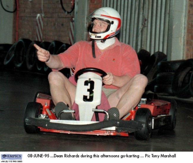 Rugby Union World Cup 1995 ... England Team Go-karting