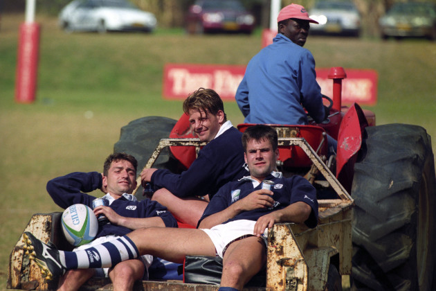 Rugby Union - 1995 Rugby World Cup - Scotland Training