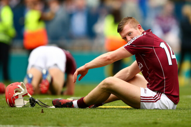 A dejected Joe Canning