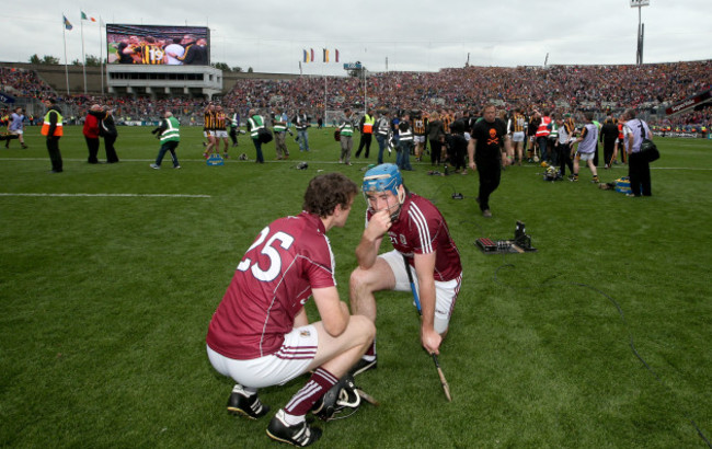 Joseph Cooney and Conor Cooney dejected