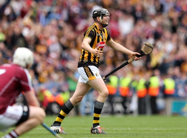 Walter Walsh celebrates at the final whistle