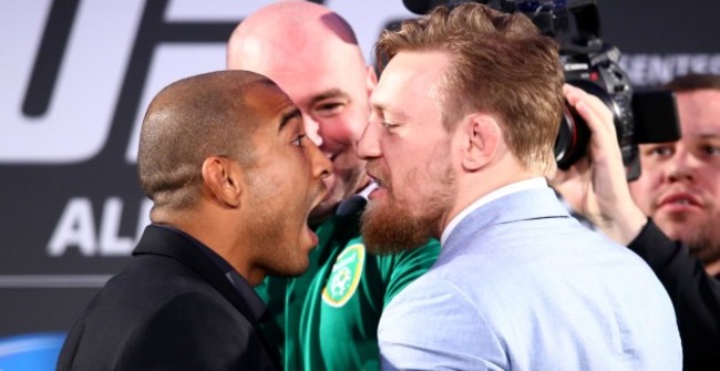 Jose Aldo and Conor McGregor