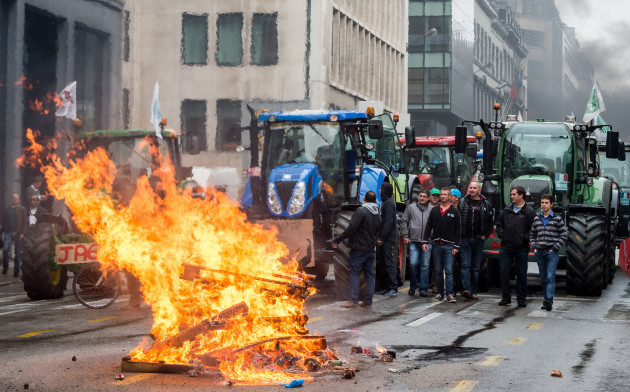 Belgium Farmers Demonstration