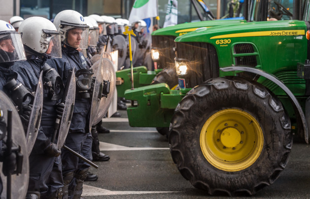 Belgium Farmers Demonstration