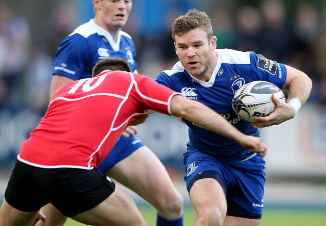 Gordon D'Arcy with Glyn Hughes