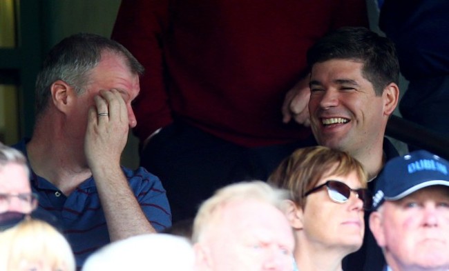 Eamonn Fitzmaurice with Diarmuid O'Keeffe