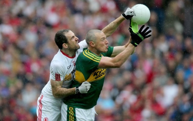 Kieran Donaghy with Justin McMahon