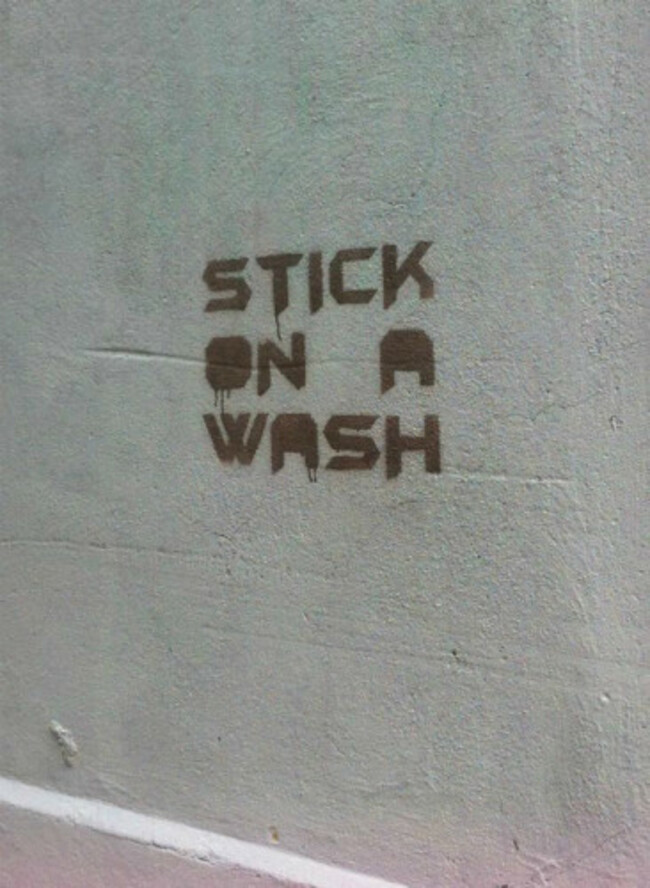 stickonawash