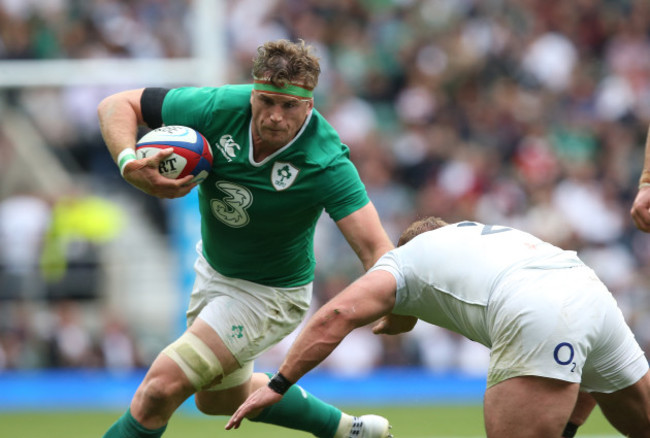 IrelandÕs Jamie Heaslip