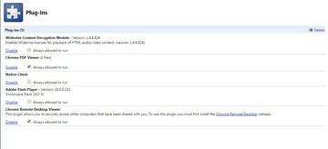 Plugins Chrome
