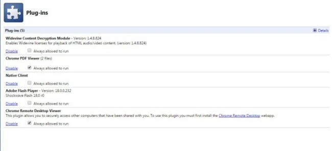 Plugins Chrome
