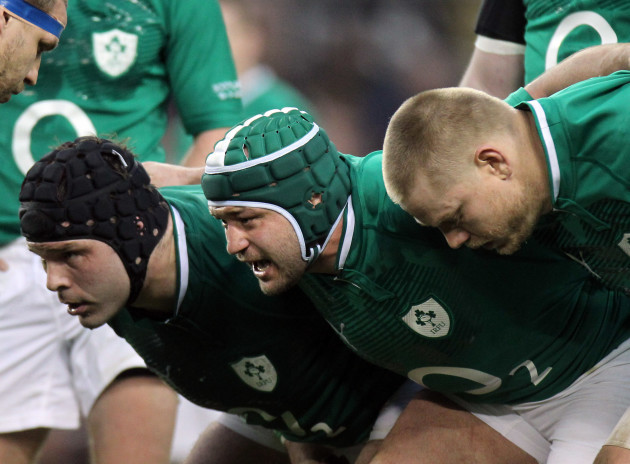 Mike Ross, Rory Best and Tom Court