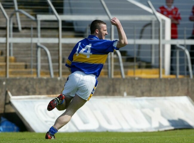 Declan Browne celebrates