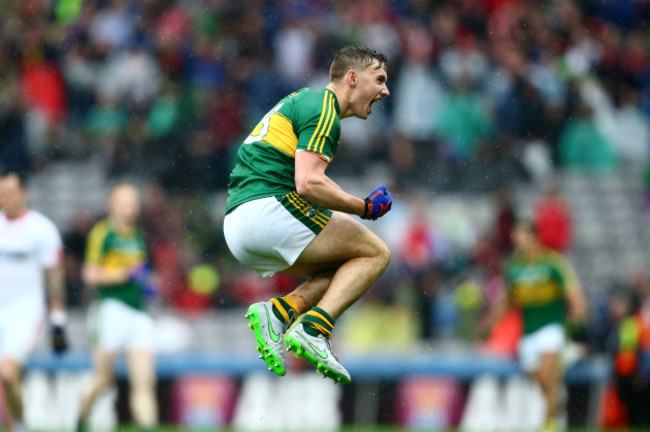 James OÕDonoghue celebrates at the final whistle