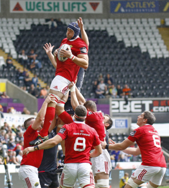 Mark Chisholm takes a line-out