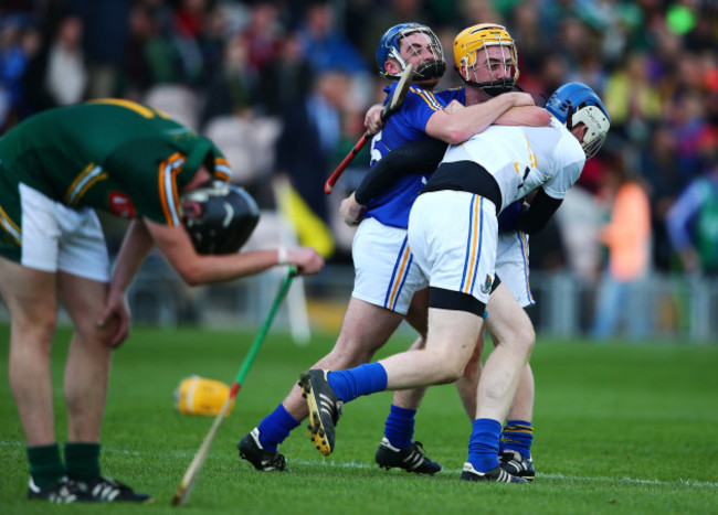 Robert Fitzgerald, Emmet Byrne and Luke Maloney celebrate