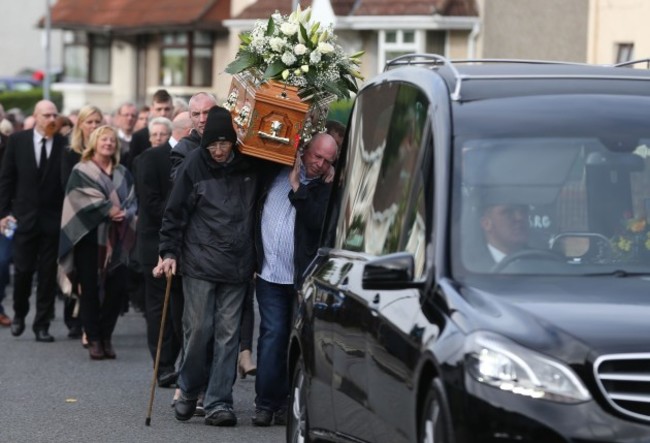 Seamus Wright funeral