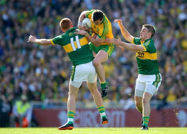 Leo McLoone with Johnny Buckley and Stephen O'Brien