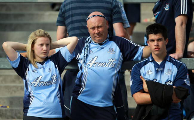 Dublin supporters dejected