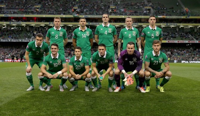 The Ireland team