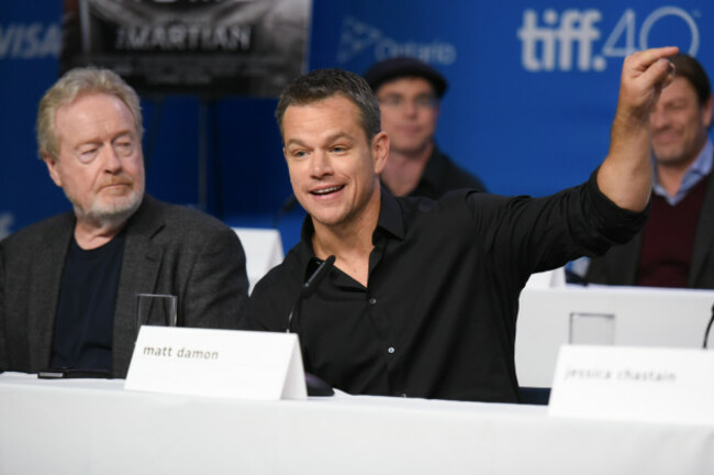 2015 TIFF - The Martian - Press Conference