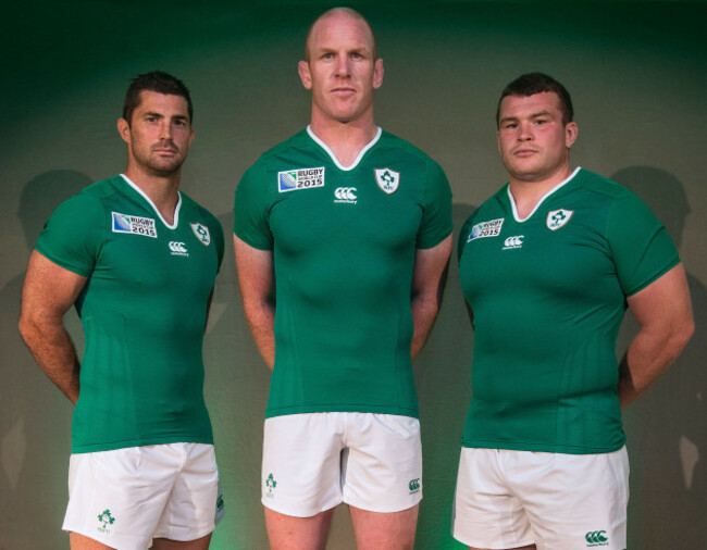 Rob Kearney, Paul O'Connell and Jack McGrath