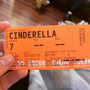 #odeon #cinderella #studentticket