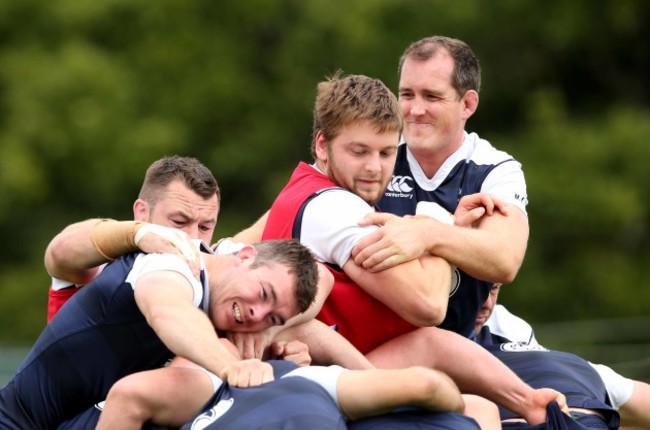 Cian Healy, Peter O'Mahony, Iain Henderson and Devin Toner