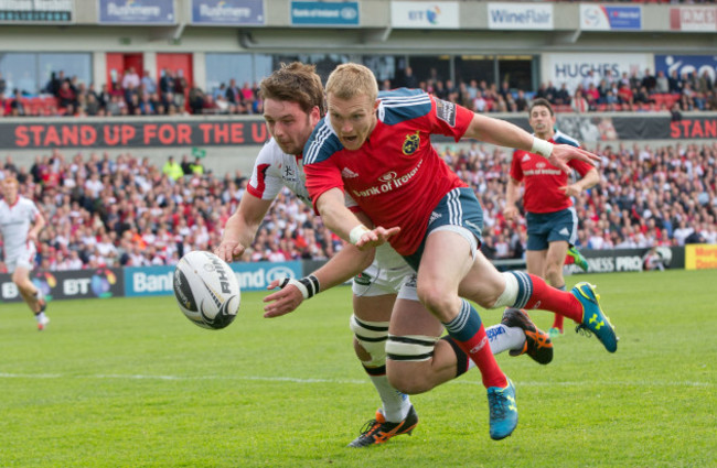 Iain Henderson with Keith Earls