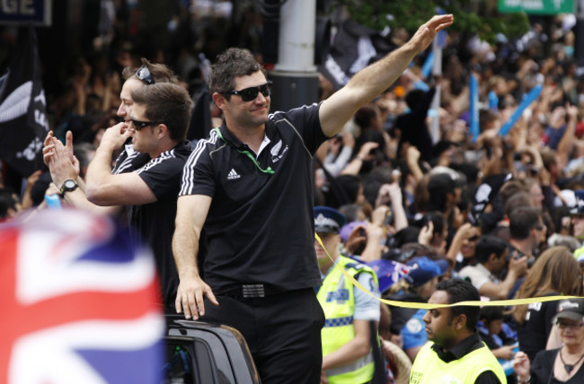 New Zealand WCUP Rugby World Cup Parade